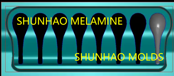 shunhao আয়তক্ষেত্রাকার চামচ ছাঁচ
