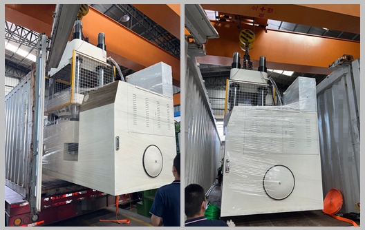 শুনহাও কারখানা কাস্টমাইজড 600-টন ছাঁচনির্মাণ মেশিন চালান