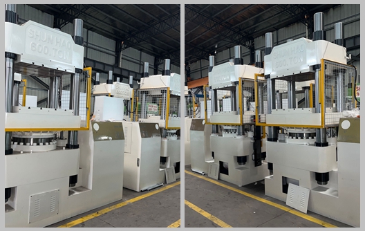 শুনহাও কারখানা কাস্টমাইজড মেলামাইন ওয়্যার কম্প্রেশন মেশিন ডেলিভারি